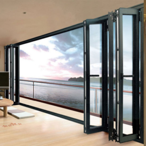Aluminium-Frame-Glass-Bi-Folding-Doors-for-Balcony